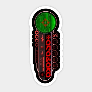 Cyberpunk  - Arasaka Corporation アラサカ社 - in Red Sticker